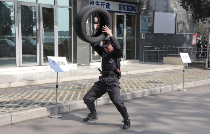 四川省绵阳市游仙法院司法警察大队 顺利通过实战化训练考核验收