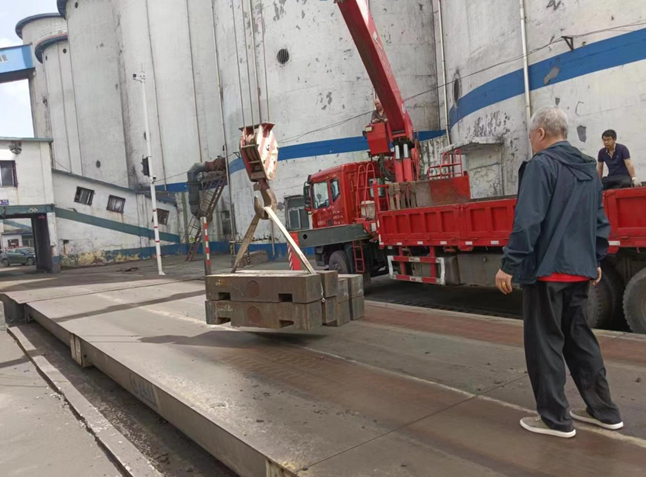 太原古交市开展电子汽车衡周期检定工作