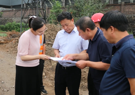 晋中灵石县委书记韩军调研“一泓清水入黄河”重点项目建设工作