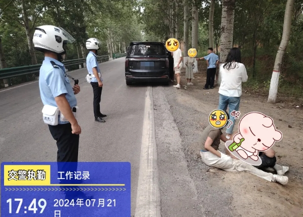 长治壶关：交警队、派出所联动，救下酗酒男子