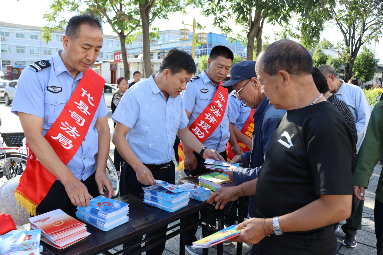 忻州代县开展“强国复兴有我  法治护航平安”主题宣传活动