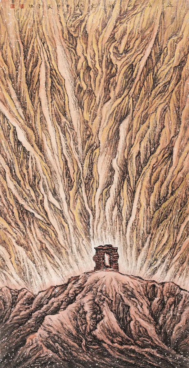 “大河无声——张学聪山水画展”在太原美术馆隆重开幕