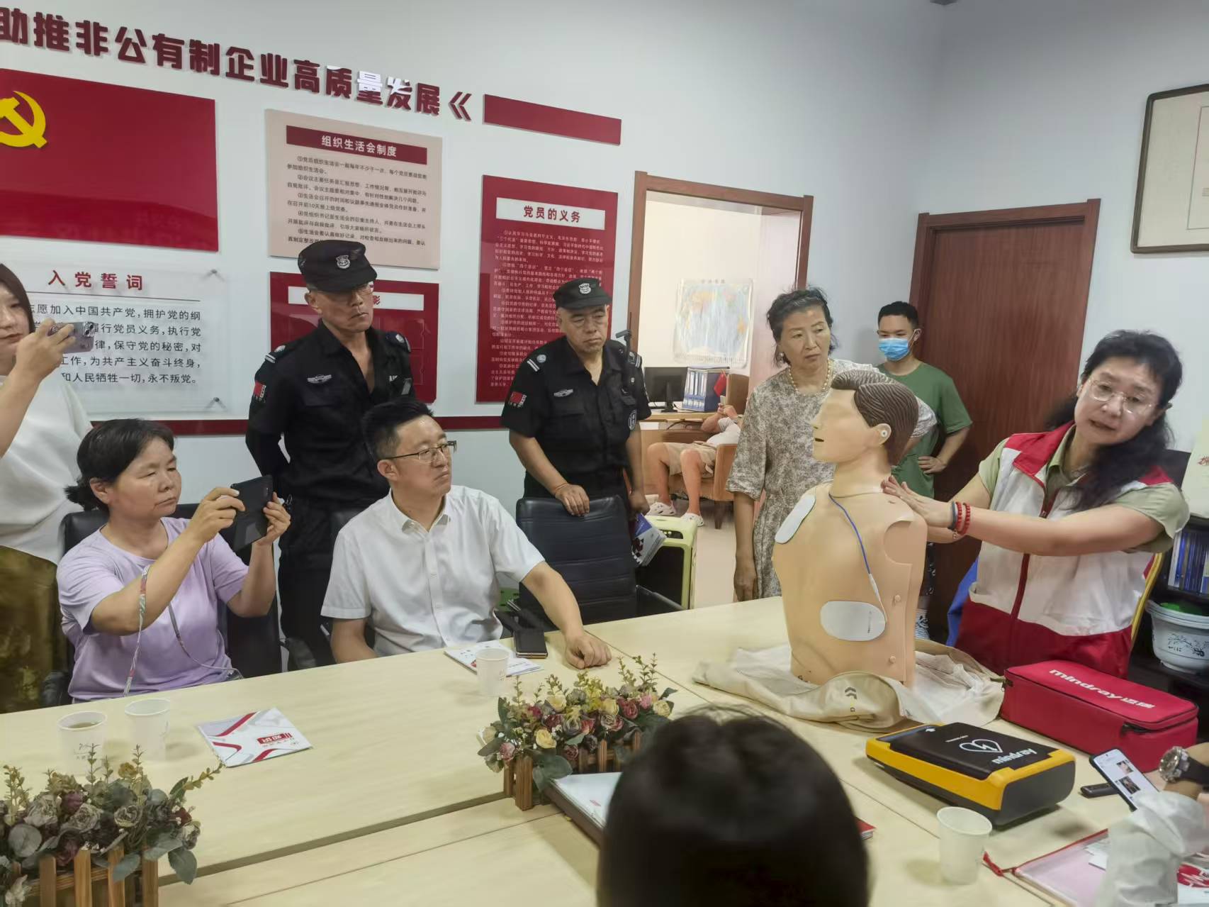 太原晋源区：急救知识进社区  志愿服务暖人心