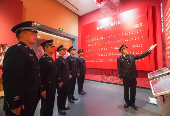 山西阳泉市公安局：守护百团大战纪念馆  践行初心使命
