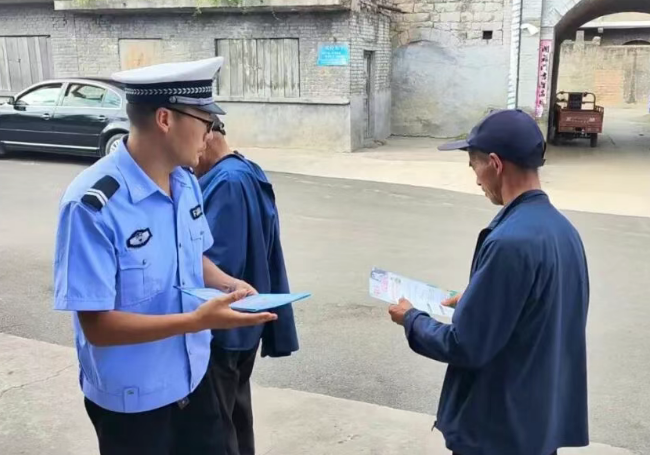 送安全到村头！吕梁兴县交警筑牢农村交通安全线