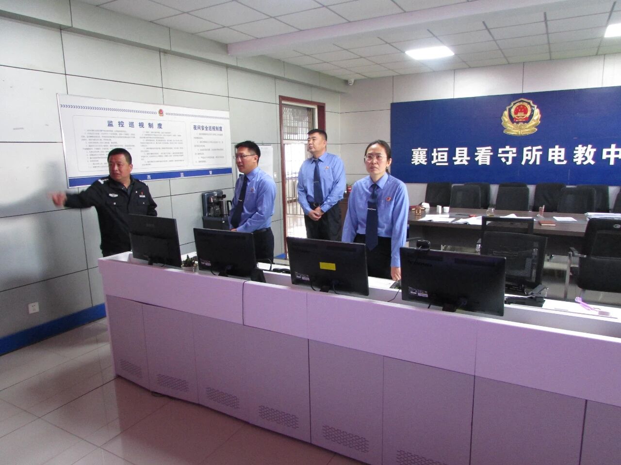 筑牢安全防线  守护监所平安——长治襄垣县人民检察院联合县看守所、武警中队开展安