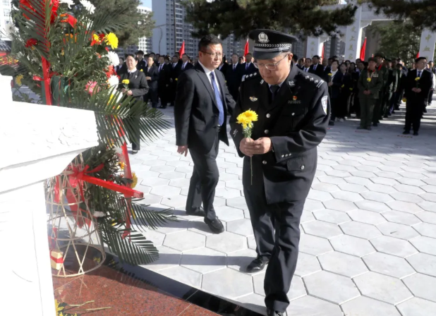 缅怀革命先烈  凝聚奋进力量——吕梁中阳县公安局开展烈士纪念日纪念活动