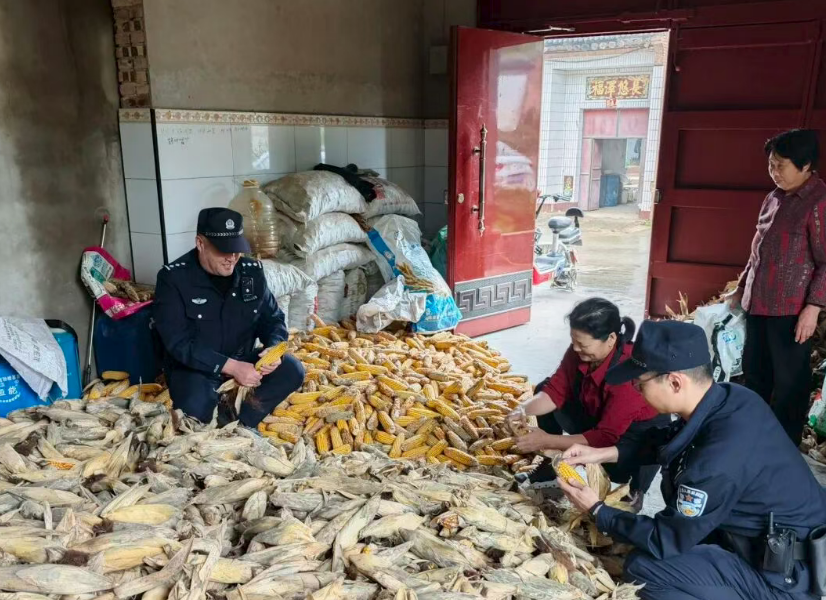 运城芮城县公安局西陌派出所：为群众秋收撑起“平安伞”