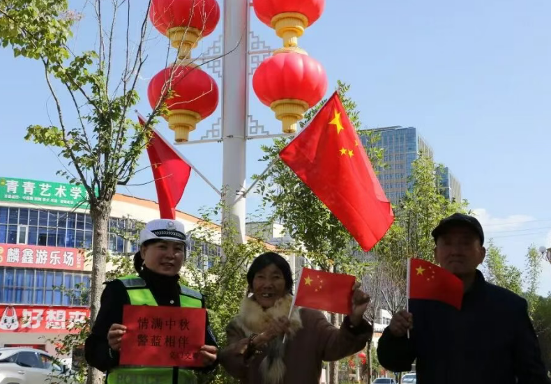 吕梁交口：中秋月圆我在岗  良辰美“警”护平安