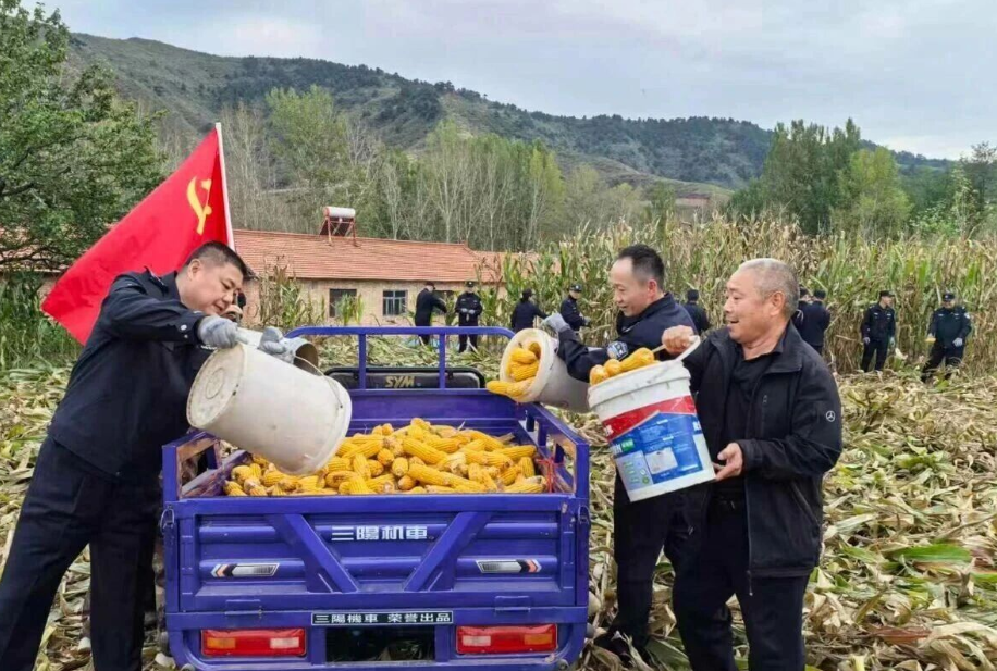 闻“汛”而动显担当  助农抢收保民生——临汾安泽县公安局赴桑曲村开展防汛抢收主题