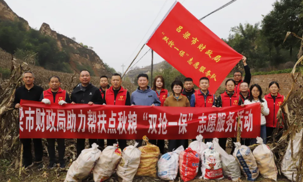 心系帮扶村  一线促丰收——吕梁市财政局赴帮扶点开展秋粮“双抢一保”志愿服务活动