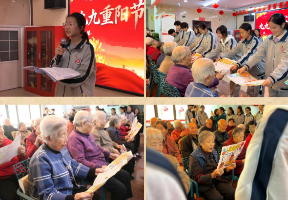 青春践孝行  青春暖夕阳——运城市东康一中初三团员赴养老院开展志愿服务