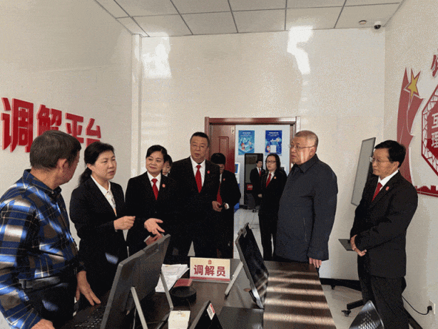 大同：丁国华在广灵县人民法院调研