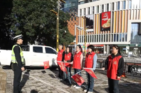 文明交通我带头——吕梁市直工委党支部主题党日见行见效