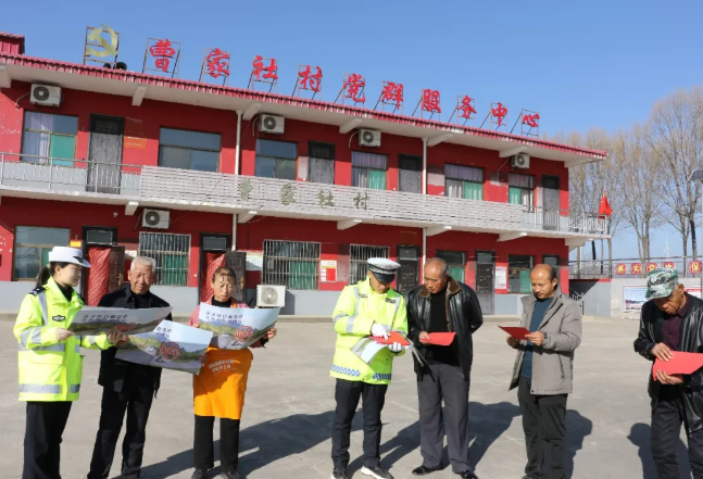 吕梁交口公安：元旦预热筑防线  宣教先行保平安