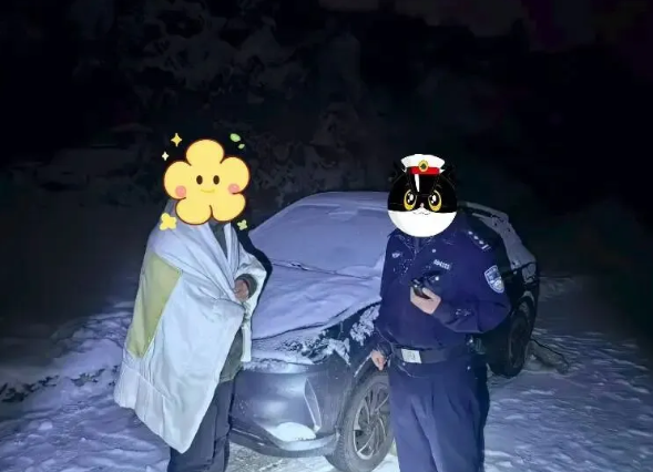 山西公安：寒冬暖途  风雪中不褪色的守护