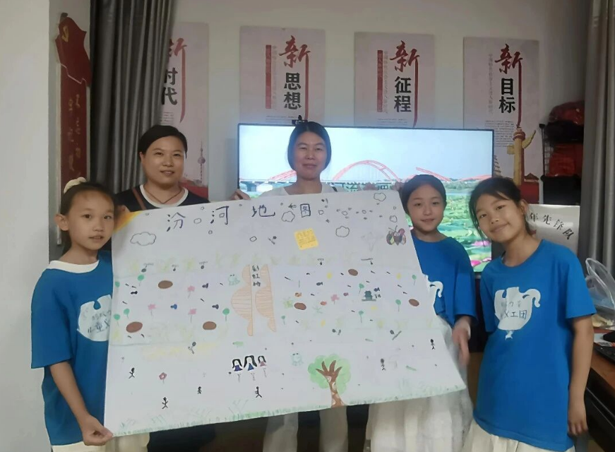 临汾水塔街汾泽社区：“益”起保护母亲河   环境科普点亮绿色童心